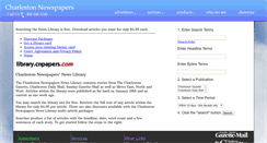 Desktop Screenshot of newslibrary.cnpapers.com